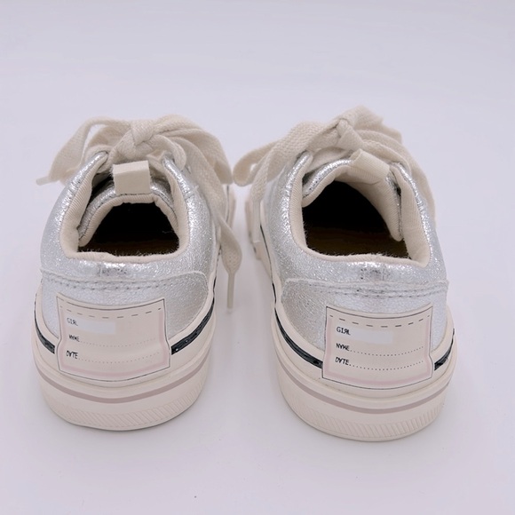 COPY - Zara Girls Metallic Silver Sneakers Size Eu 29/ US 10.5 - Picture 5 of 6